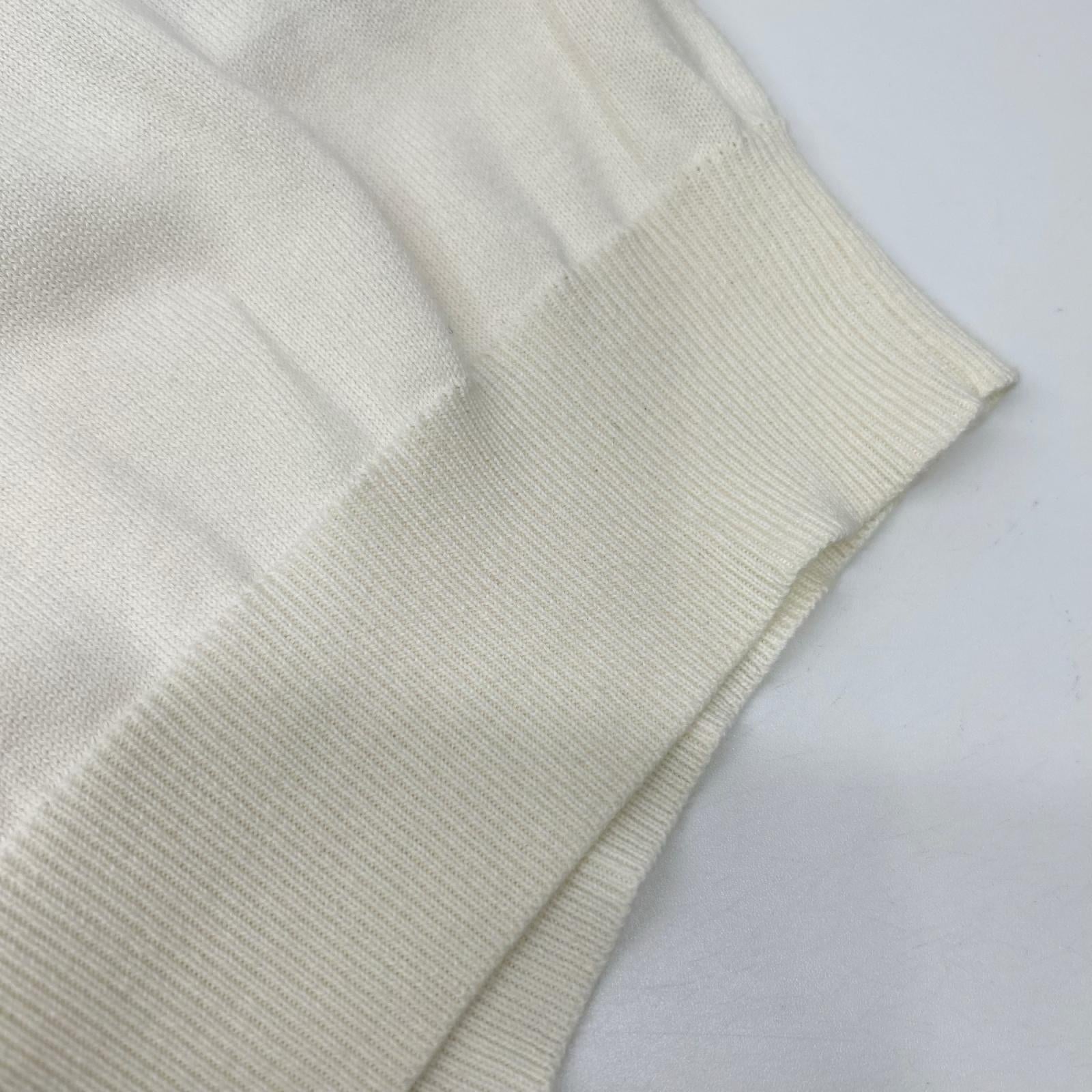 STONE ISLAND ストーンアイランド L1S155100053 アイボリー オーガニックコットン サマーセーター トップス