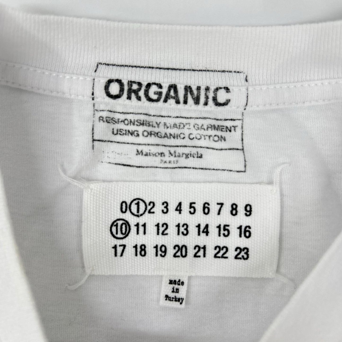 Maison margiela メゾンマルジェラ ホワイト 半袖 カットソー トップス