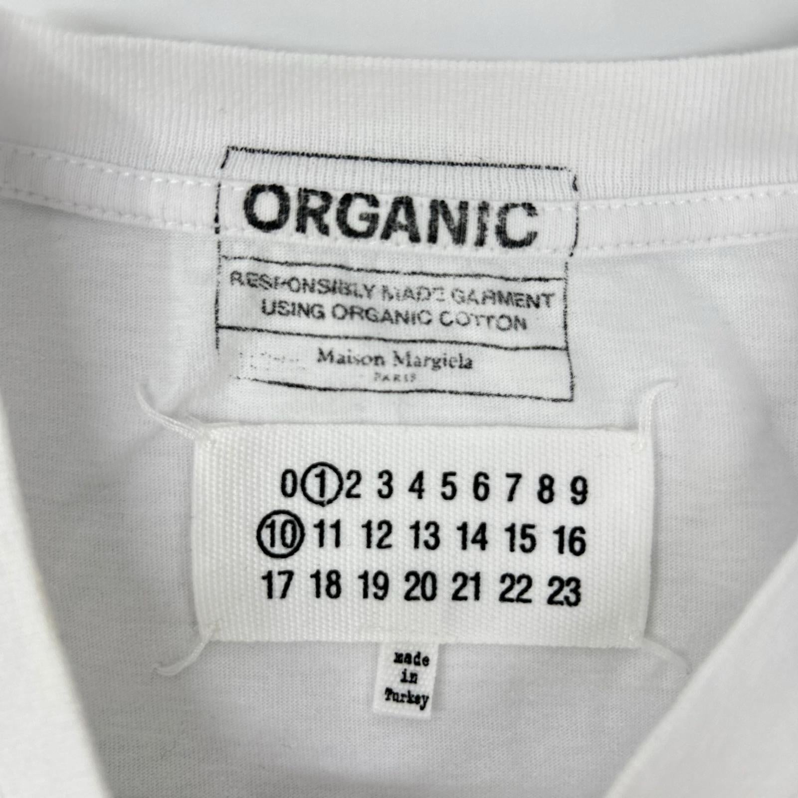 Maison margiela メゾンマルジェラ ホワイト 半袖 カットソー トップス