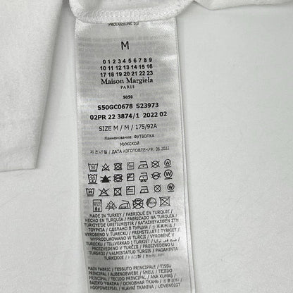 Maison margiela メゾンマルジェラ ホワイト 半袖 カットソー トップス