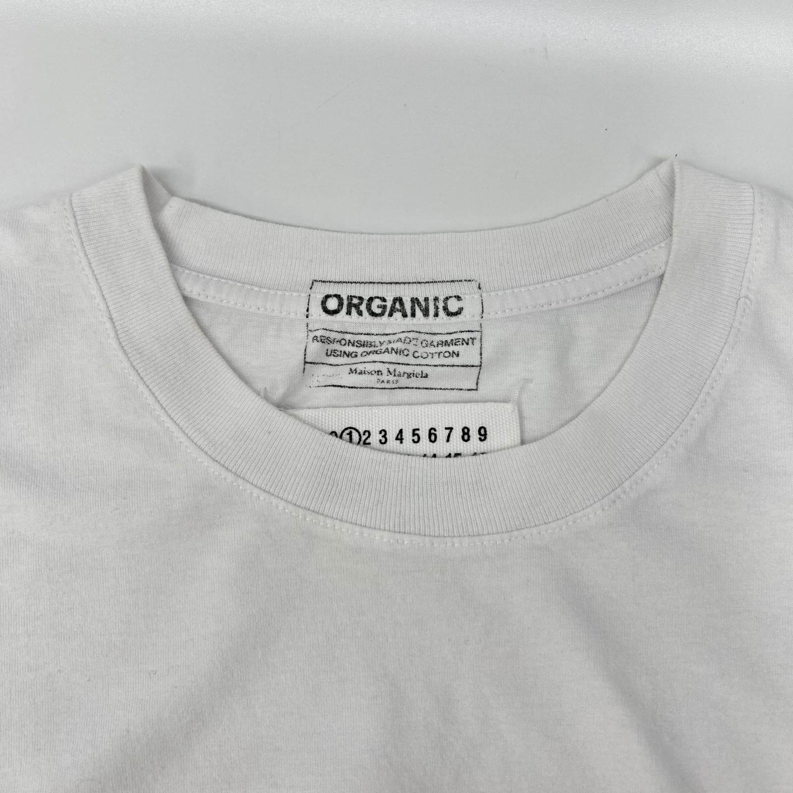 Maison margiela メゾンマルジェラ ホワイト 半袖 カットソー トップス
