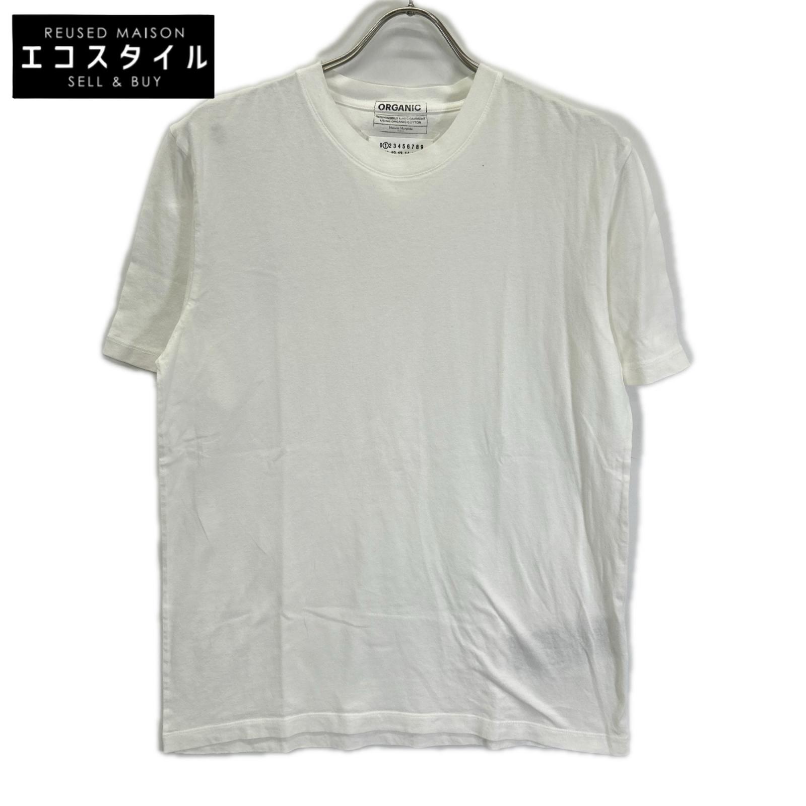 Maison margiela メゾンマルジェラ ホワイト 半袖 カットソー トップス