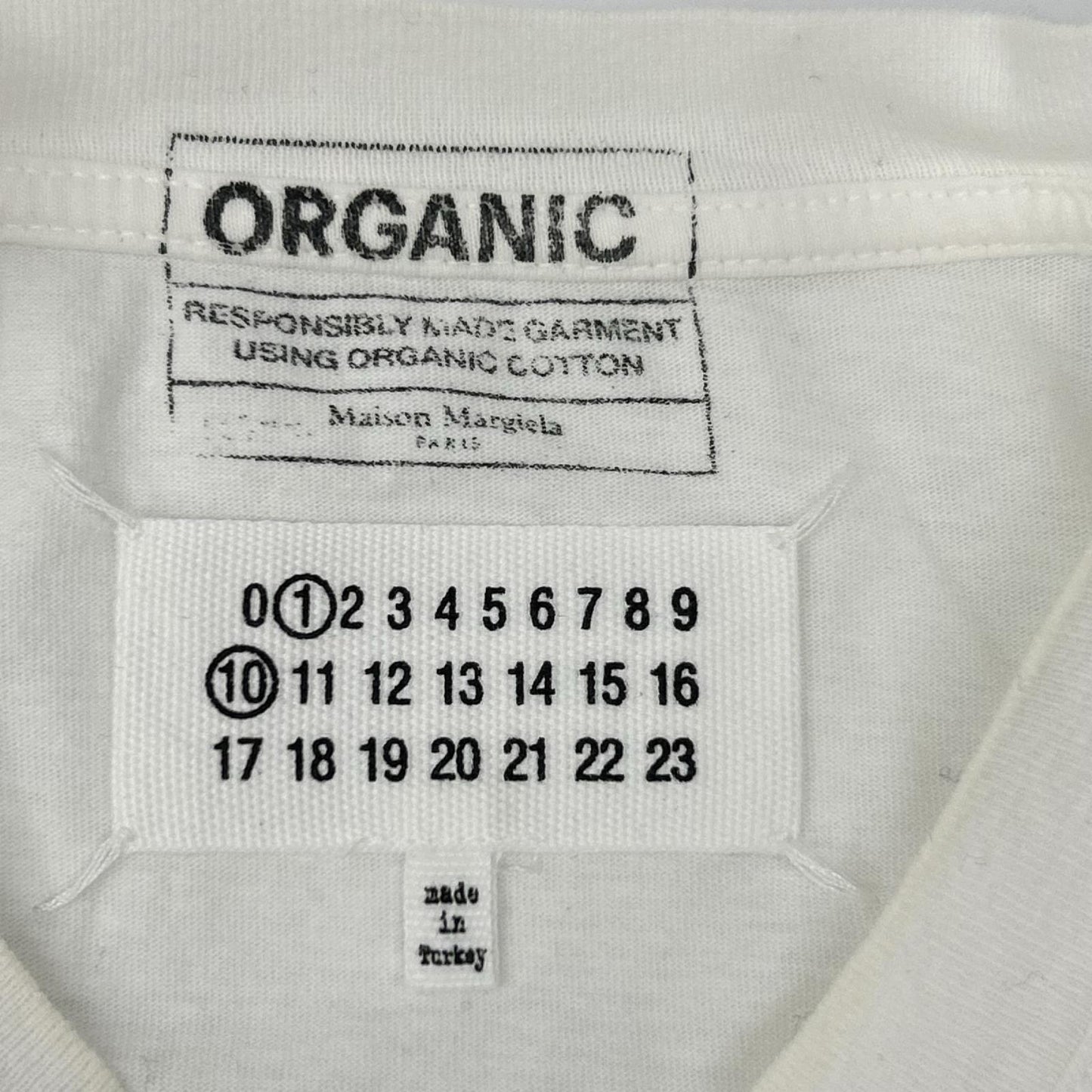 Maison margiela メゾンマルジェラ ホワイト 半袖 カットソー トップス