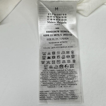 Maison margiela メゾンマルジェラ ホワイト 半袖 カットソー トップス