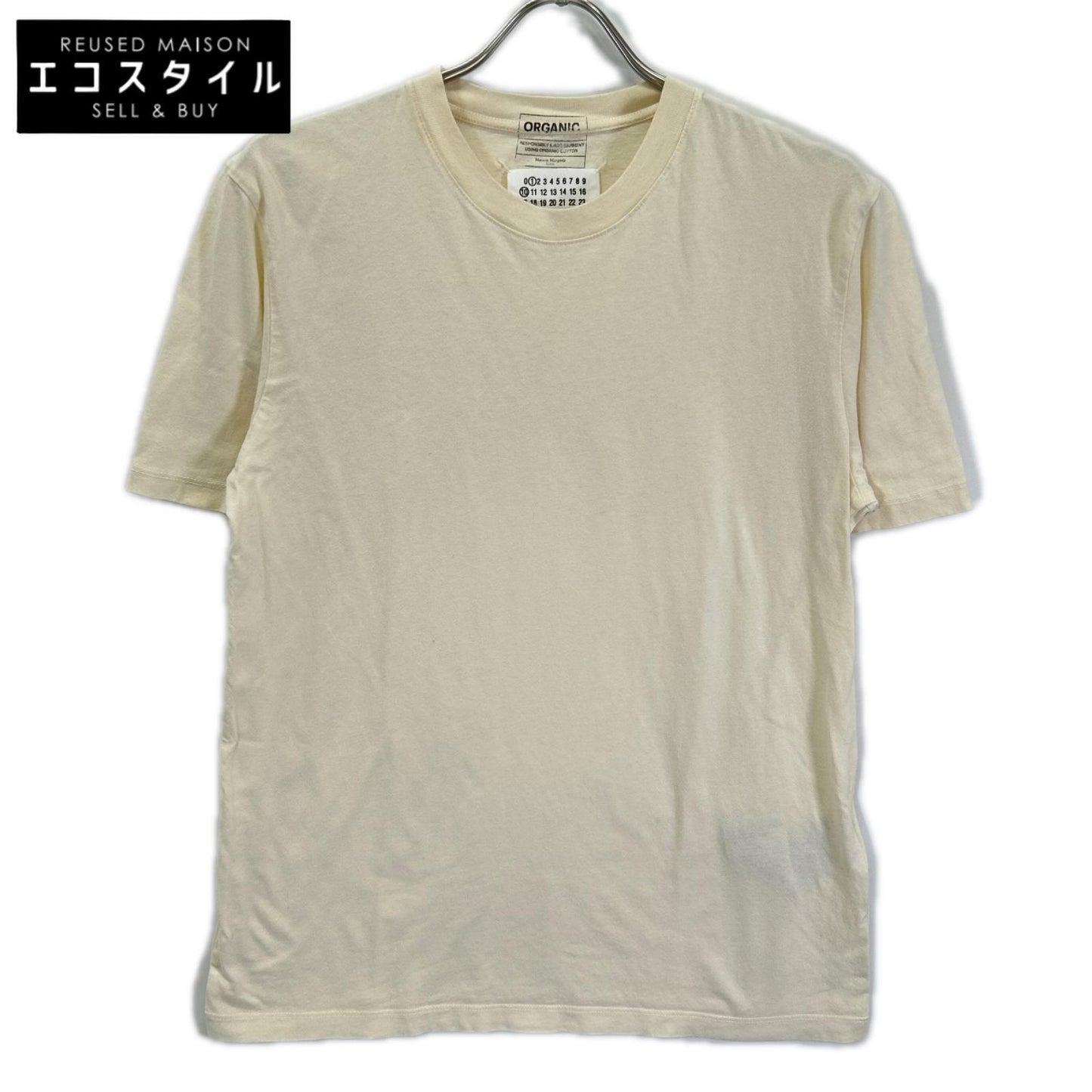 Maison margiela メゾンマルジェラ ベージュ 半袖 カットソー トップス