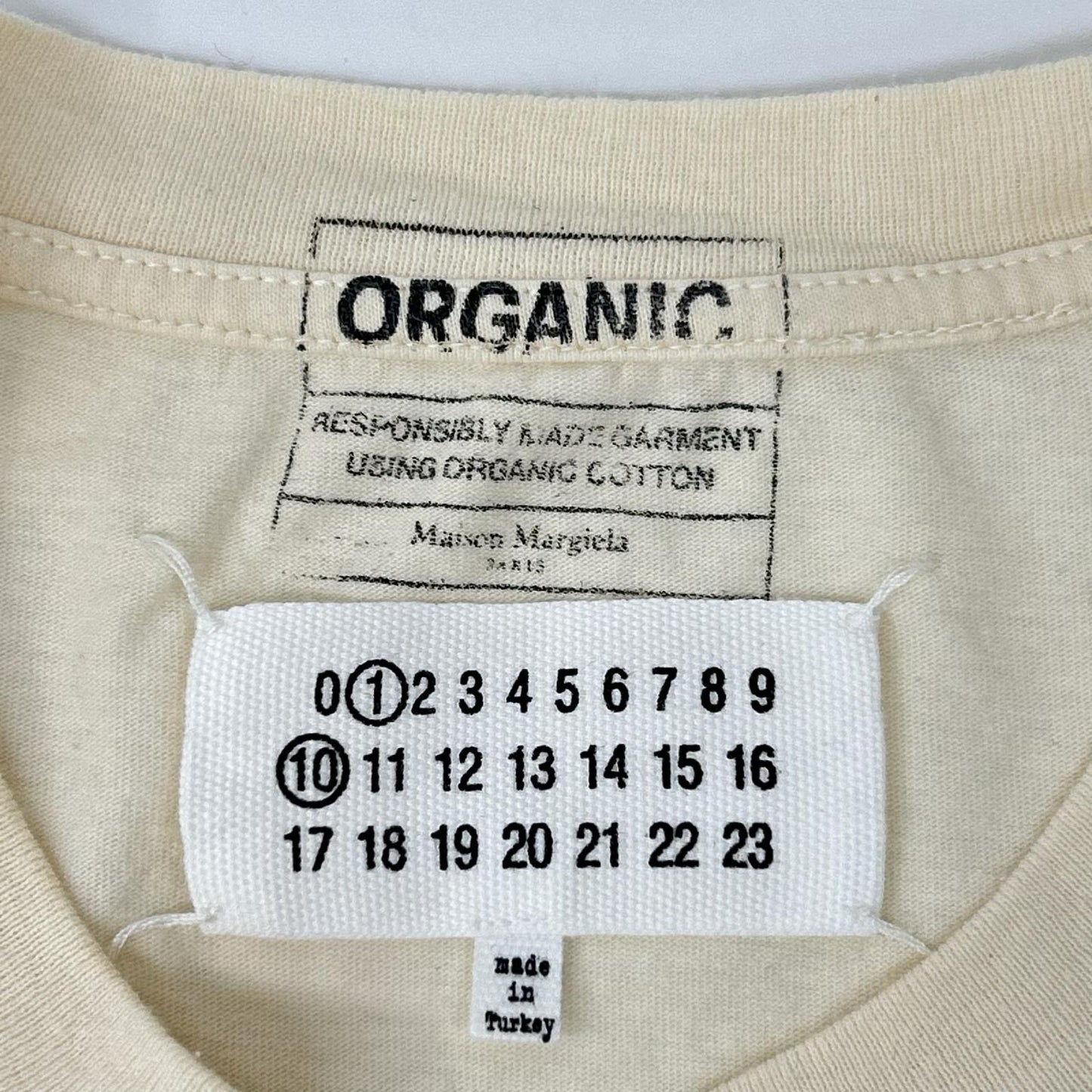 Maison margiela メゾンマルジェラ ベージュ 半袖 カットソー トップス