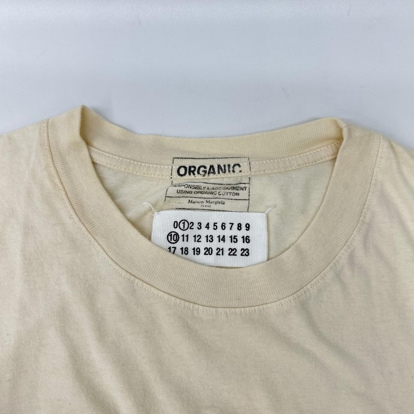 Maison margiela メゾンマルジェラ ベージュ 半袖 カットソー トップス