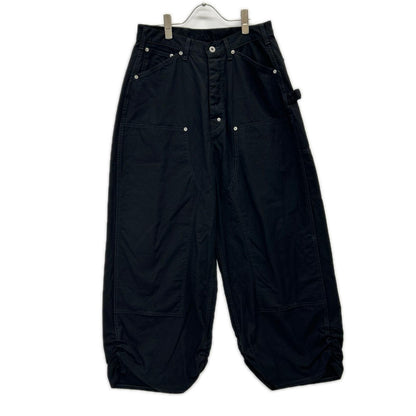 refomed リフォメッド REPT-042 ブラック FRESH MAN DOUBLE KNEE PANTS ボトムス