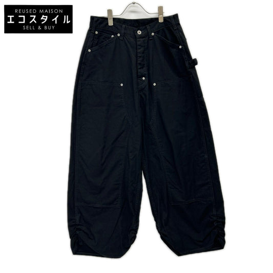 refomed リフォメッド REPT-042 ブラック FRESH MAN DOUBLE KNEE PANTS ボトムス