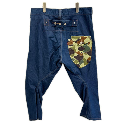 JUNYA WATANABE MAN ジュンヤワタナベマン ×リーバイス WC-P924 ブルー 立体裁断デニム ボトムス