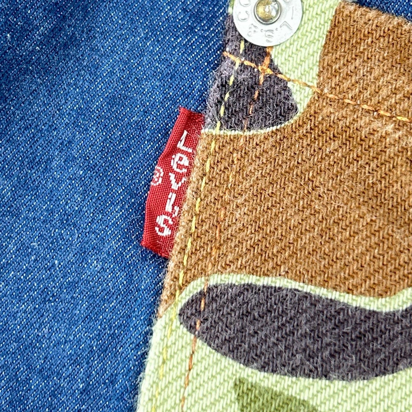 JUNYA WATANABE MAN ジュンヤワタナベマン ×リーバイス WC-P924 ブルー 立体裁断デニム ボトムス