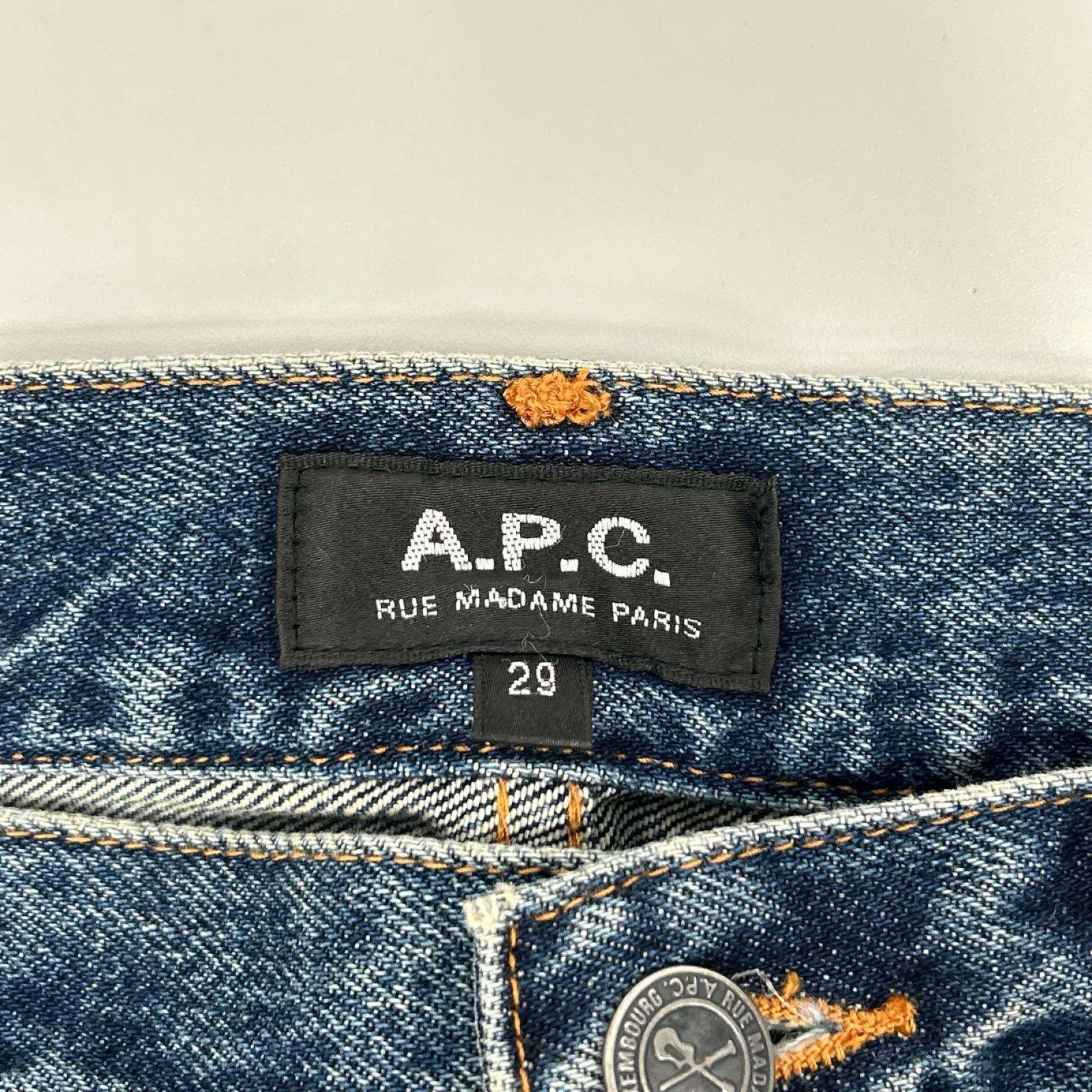 A.P.C. アーペーセー ブルー JEANS VOILE-DENIM DELAVE ボトムス