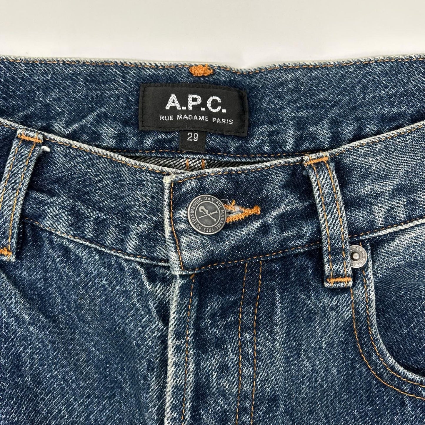 A.P.C. アーペーセー ブルー JEANS VOILE-DENIM DELAVE ボトムス