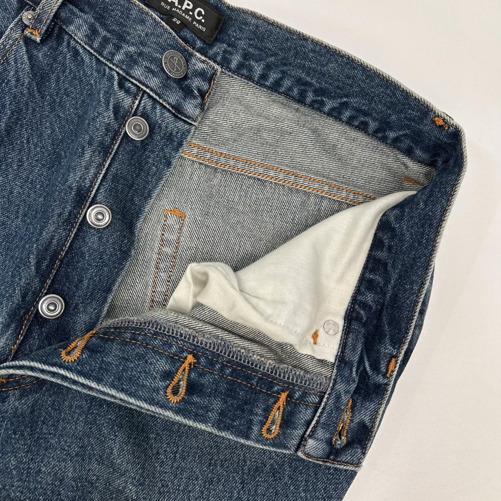 A.P.C. アーペーセー ブルー JEANS VOILE-DENIM DELAVE ボトムス