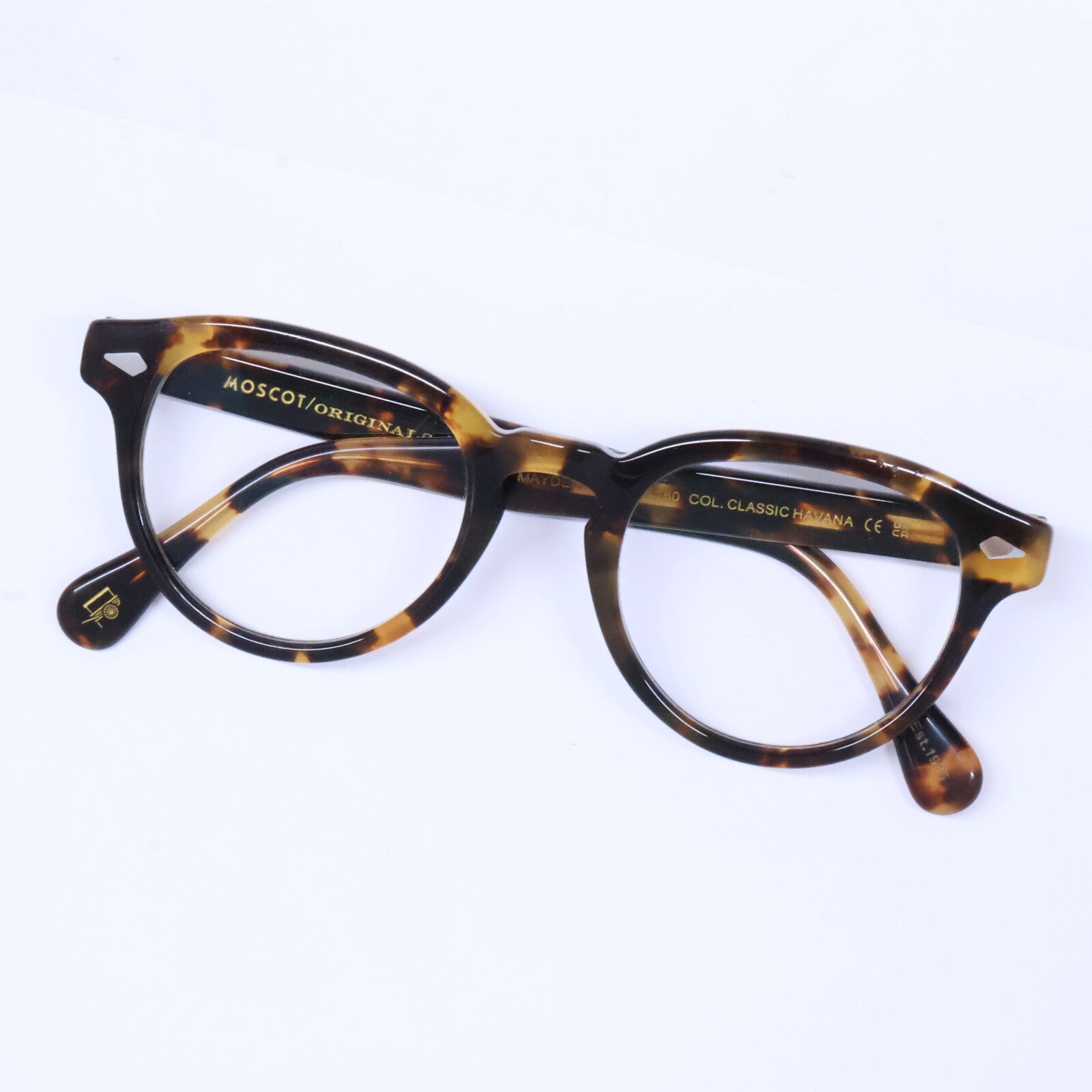 MOSCOT モスコット MAYDELA COL.CLASSIC HAVANA ボストンシェイプ アイウェア 眼鏡