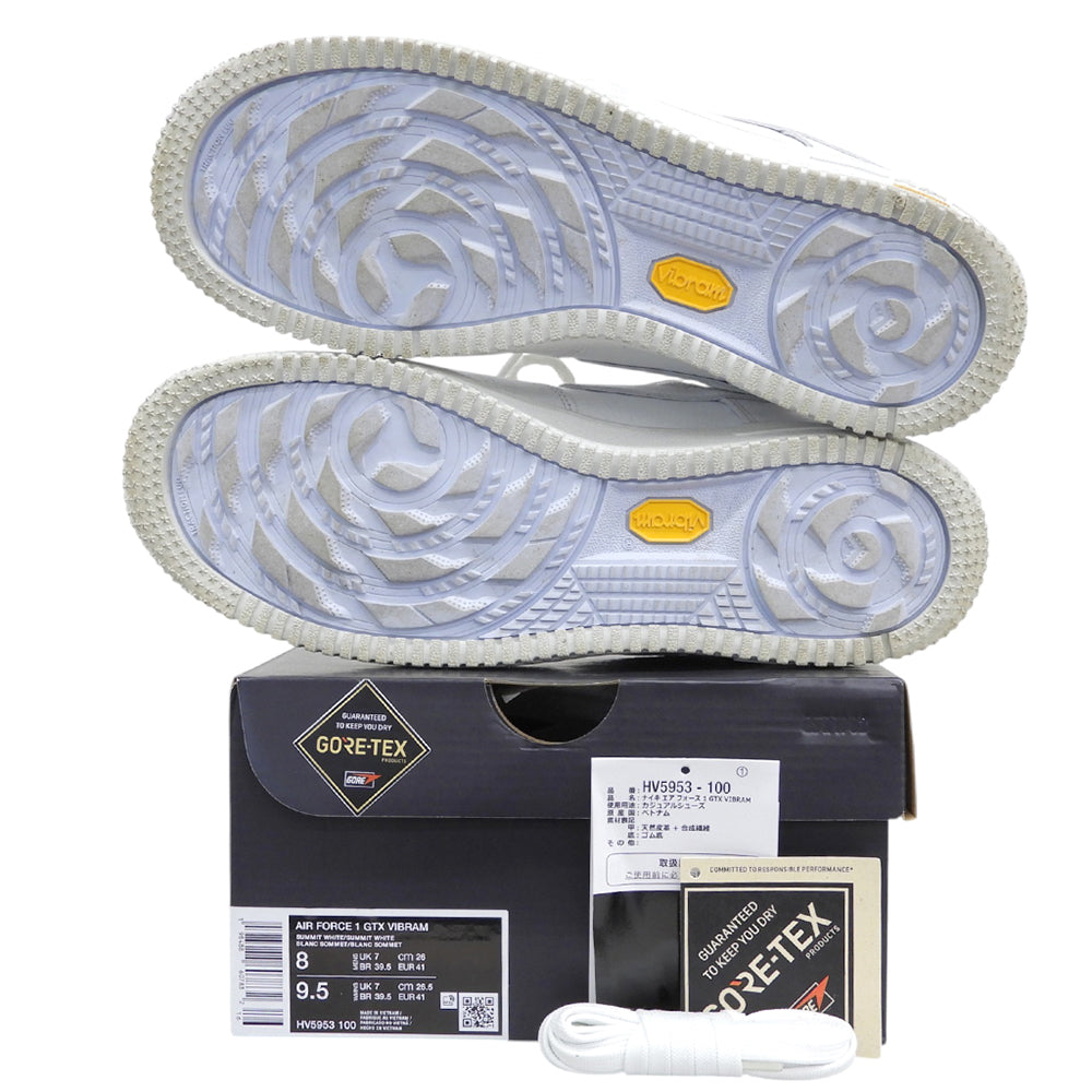 NIKE ナイキ AIR FORCE 1 GTX VIBRAM スニーカー シューズ メンズ ホワイト 26.0cm HV5953-100 シューズ