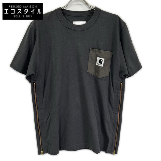 sacai サカイ 24-0725S ×Carharttグレー WIP T-Shirt トップス