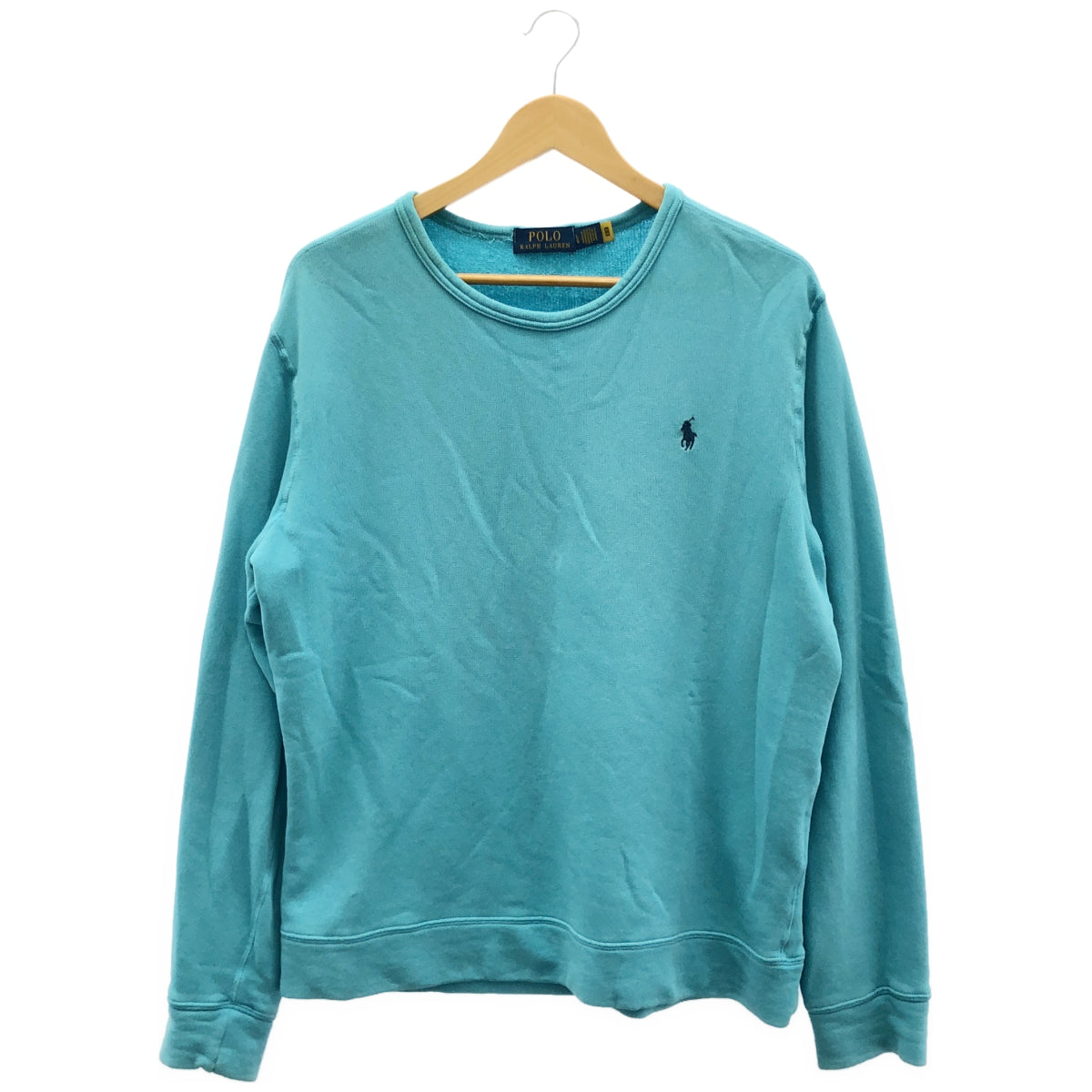 POLObyRalphLauren ポロラルフローレン ライトブルー フレンチ テリー スウェットシャツ トップス