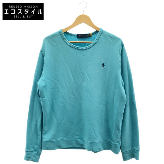 POLObyRalphLauren ポロラルフローレン ライトブルー フレンチ テリー スウェットシャツ トップス