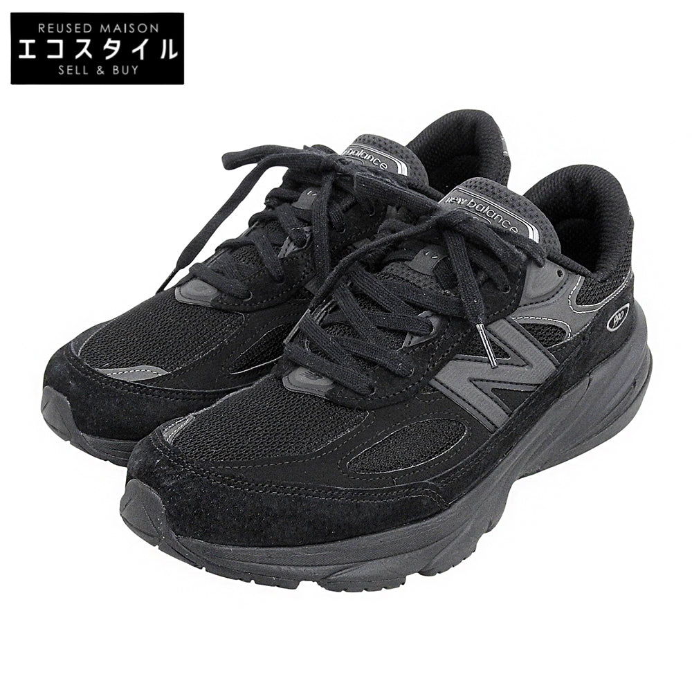 NEW BALANCE ニューバランス 美品 Made in USA 990v6 スニーカー シューズ メンズ ブラック 26.0cm シューズ