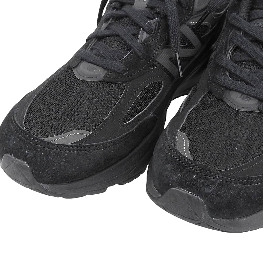 NEW BALANCE ニューバランス 美品 Made in USA 990v6 スニーカー シューズ メンズ ブラック 26.0cm シューズ
