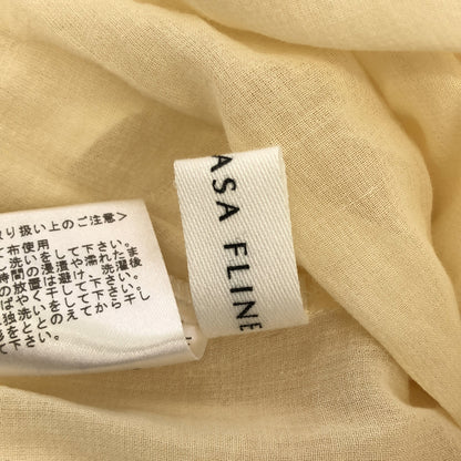 YANUK ヤヌーク ×CASA FLINE 1231305047 イエロー シャーリング ワンピース トップス