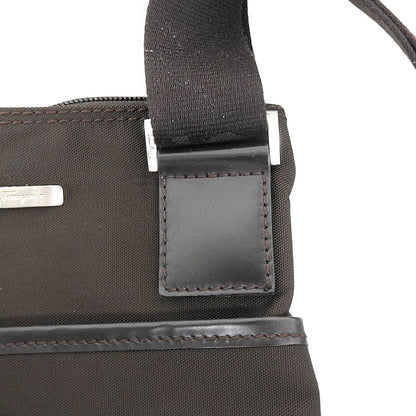 SalvatoreFerragamo サルバトーレフェラガモ キャンバス ショルダーバッグ レディース ブラウン GA-248603 ショルダーバッグ