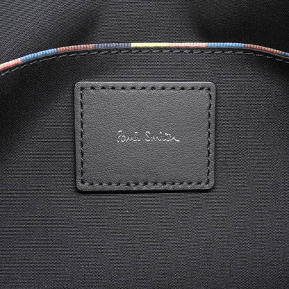 PaulSmith ポールスミス 未使用 ナイロン ブライトストライプトリムミニショルダーバック レディース 黒 ブラック APS451 ショルダーバッグ