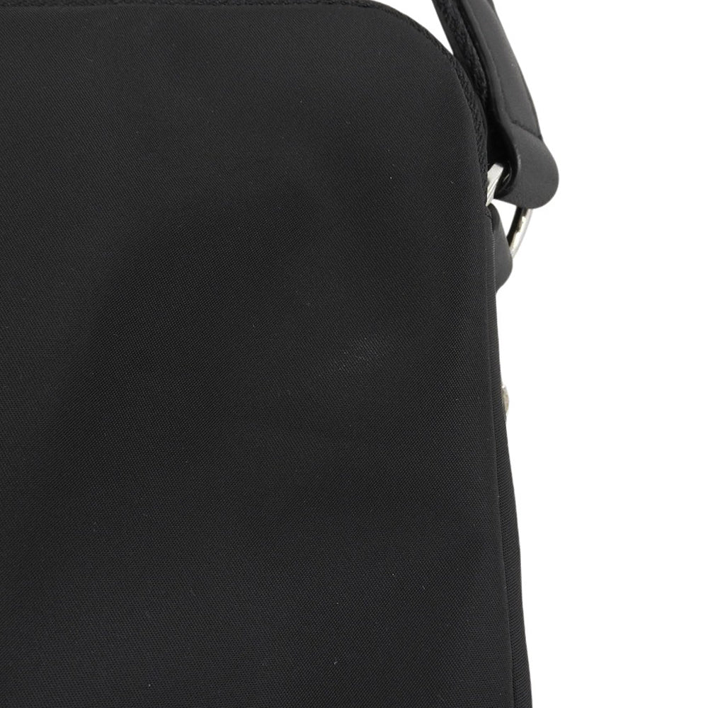 PaulSmith ポールスミス 未使用 ナイロン ブライトストライプトリムミニショルダーバック レディース 黒 ブラック APS451 ショルダーバッグ