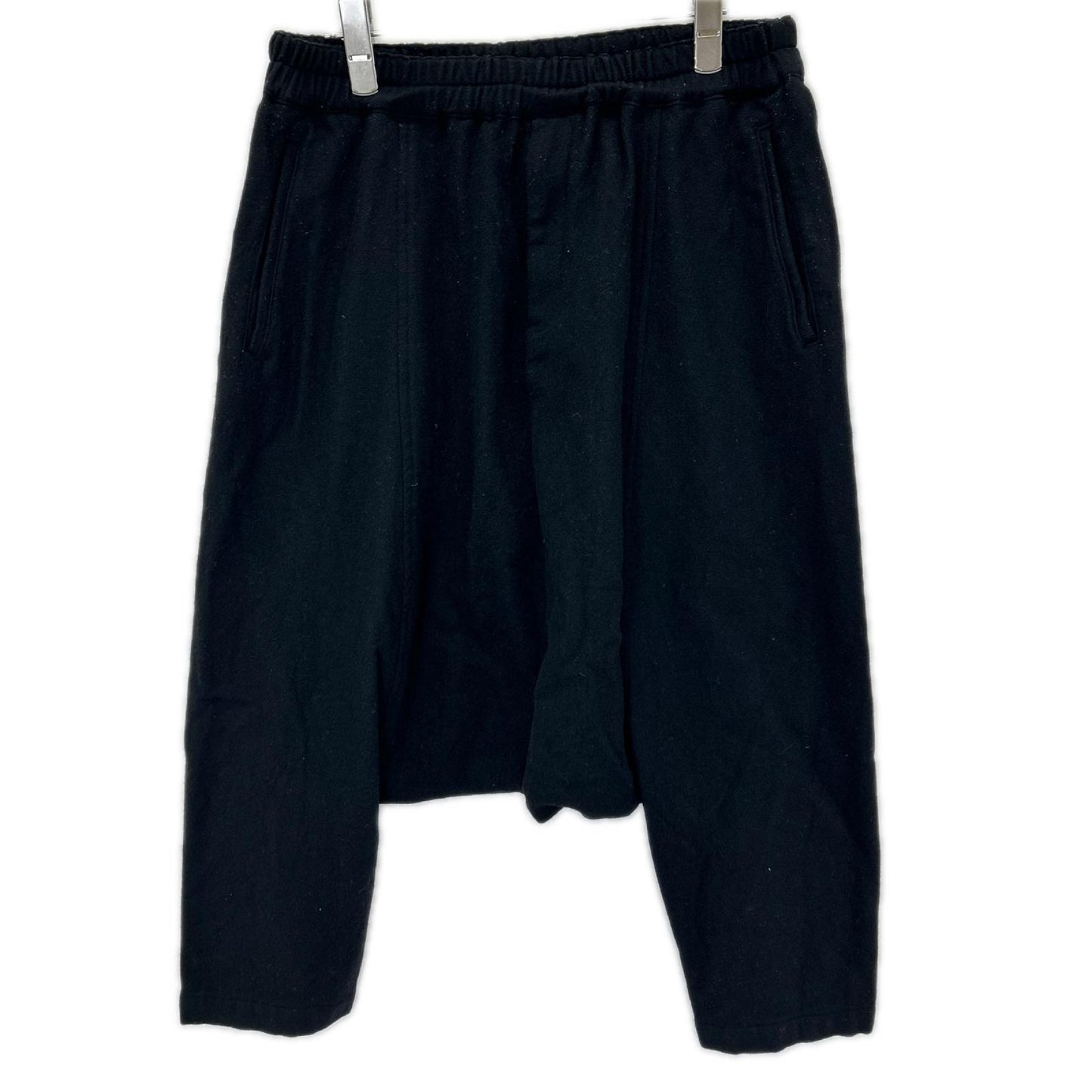 BLACKCOMMEdesGARCONS ブラックコムデギャルソン ブラック ウール混 サルエルパンツ ボトムス