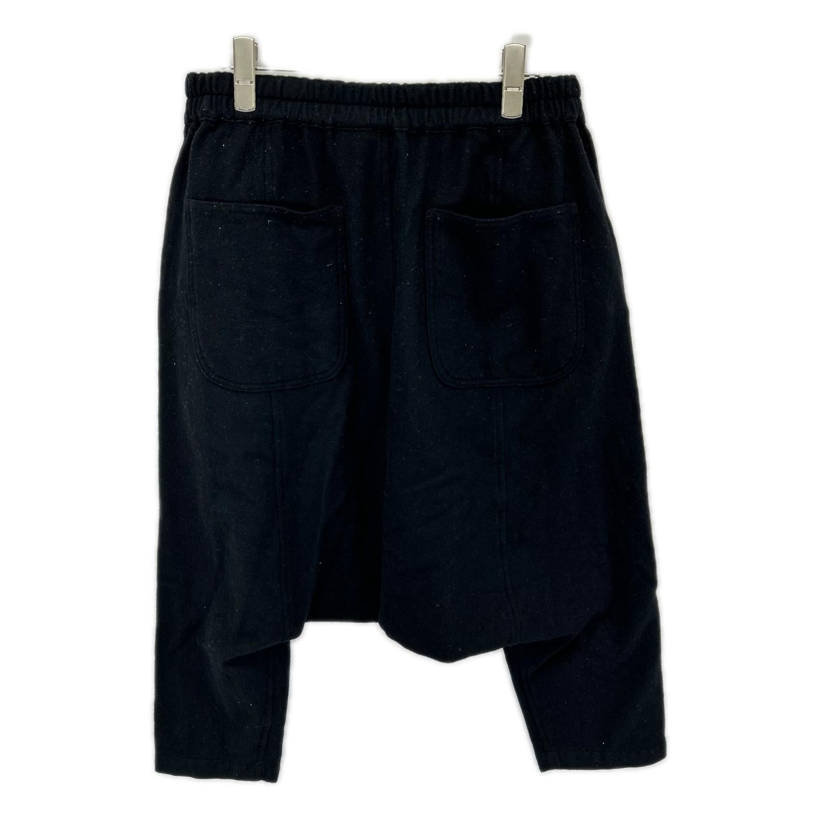 BLACKCOMMEdesGARCONS ブラックコムデギャルソン ブラック ウール混 サルエルパンツ ボトムス