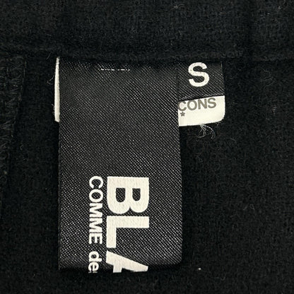 BLACKCOMMEdesGARCONS ブラックコムデギャルソン ブラック ウール混 サルエルパンツ ボトムス