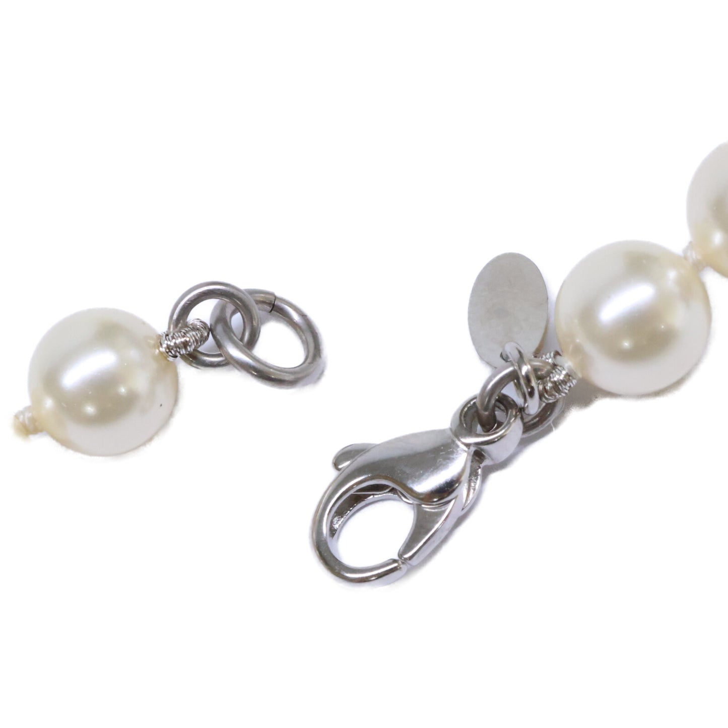 CHANEL シャネル 10V ココマーク 3連 パール ネックレス