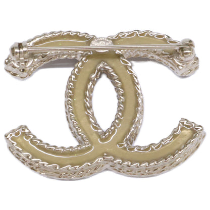 CHANEL シャネル 美品 B13 ココマーク ラインストーン ブローチ ブローチ