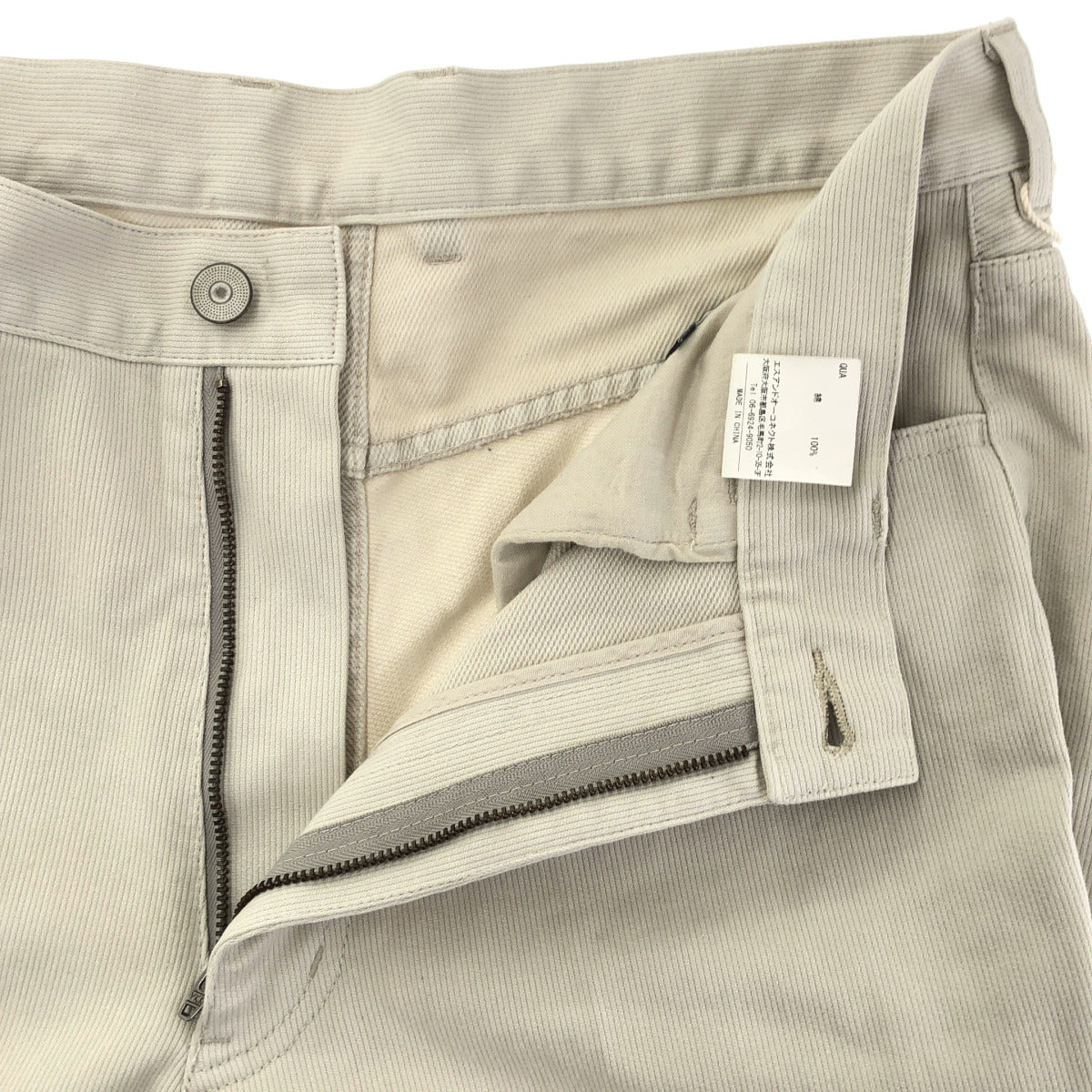D.C.WHITE ディーシーホワイト グレー系 CAMPUS PIQUE TROUSER ボトムス