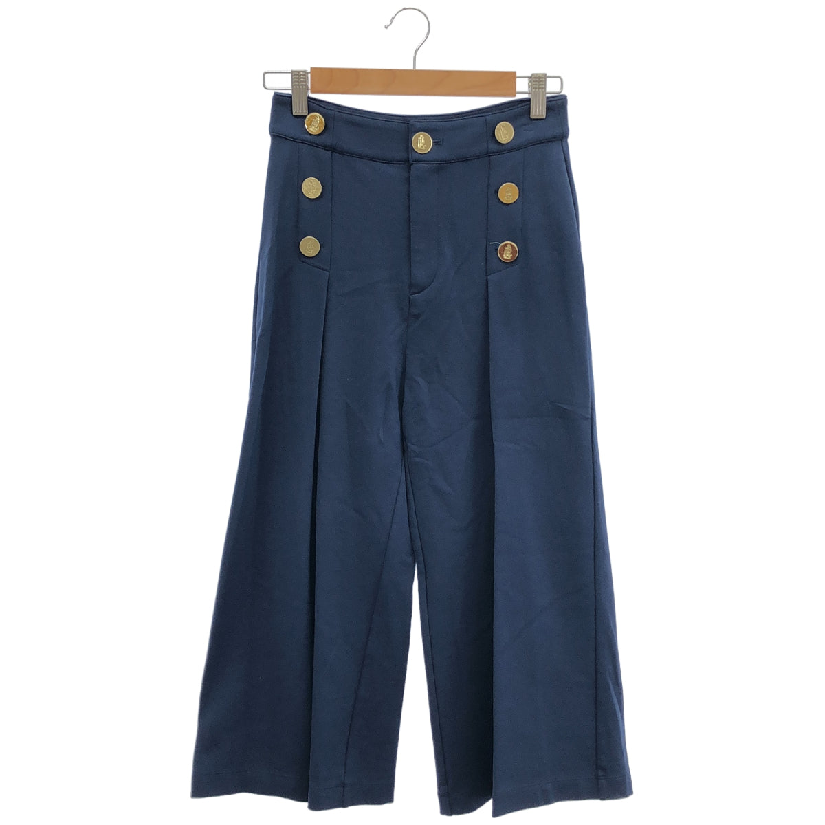 LAUREN RALPH LAUREN ローレン ラルフローレン ブルー コットン マリンパンツ ボトムス