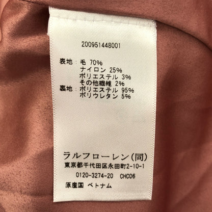 LAUREN RALPH LAUREN ローレン ラルフローレン ピンク系 ウール ショートコート トップス