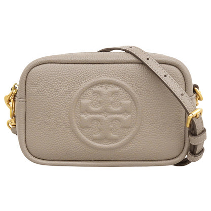 Tory Burch トリーバーチ 美品 ペリーボンべ レザー ショルダーバッグ レディース グレージュ ショルダーバッグ