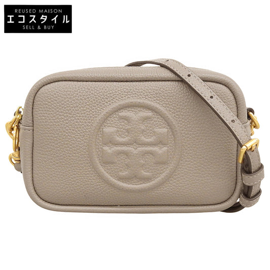 Tory Burch トリーバーチ 美品 ペリーボンべ レザー ショルダーバッグ レディース グレージュ ショルダーバッグ