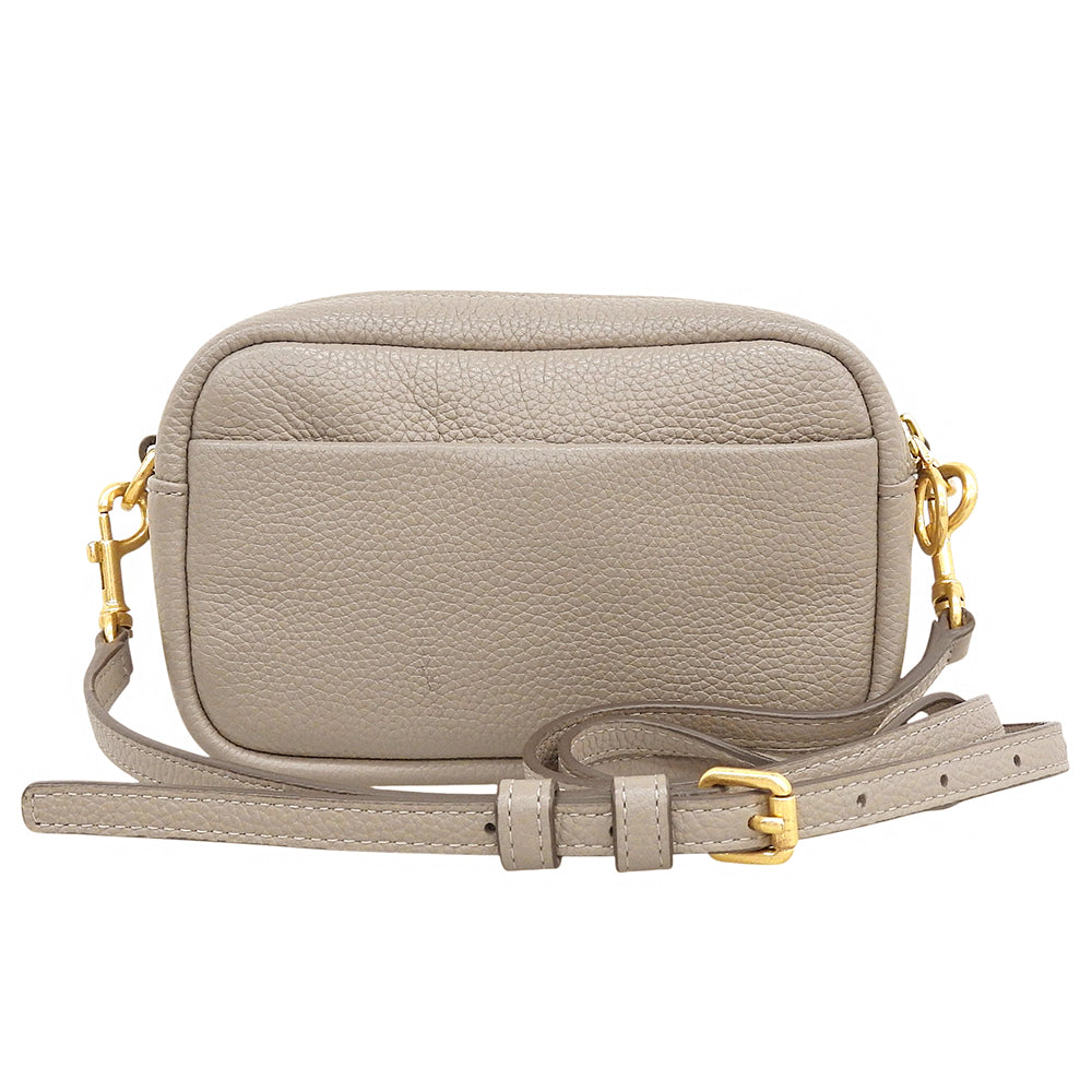 Tory Burch トリーバーチ 美品 ペリーボンべ レザー ショルダーバッグ レディース グレージュ ショルダーバッグ