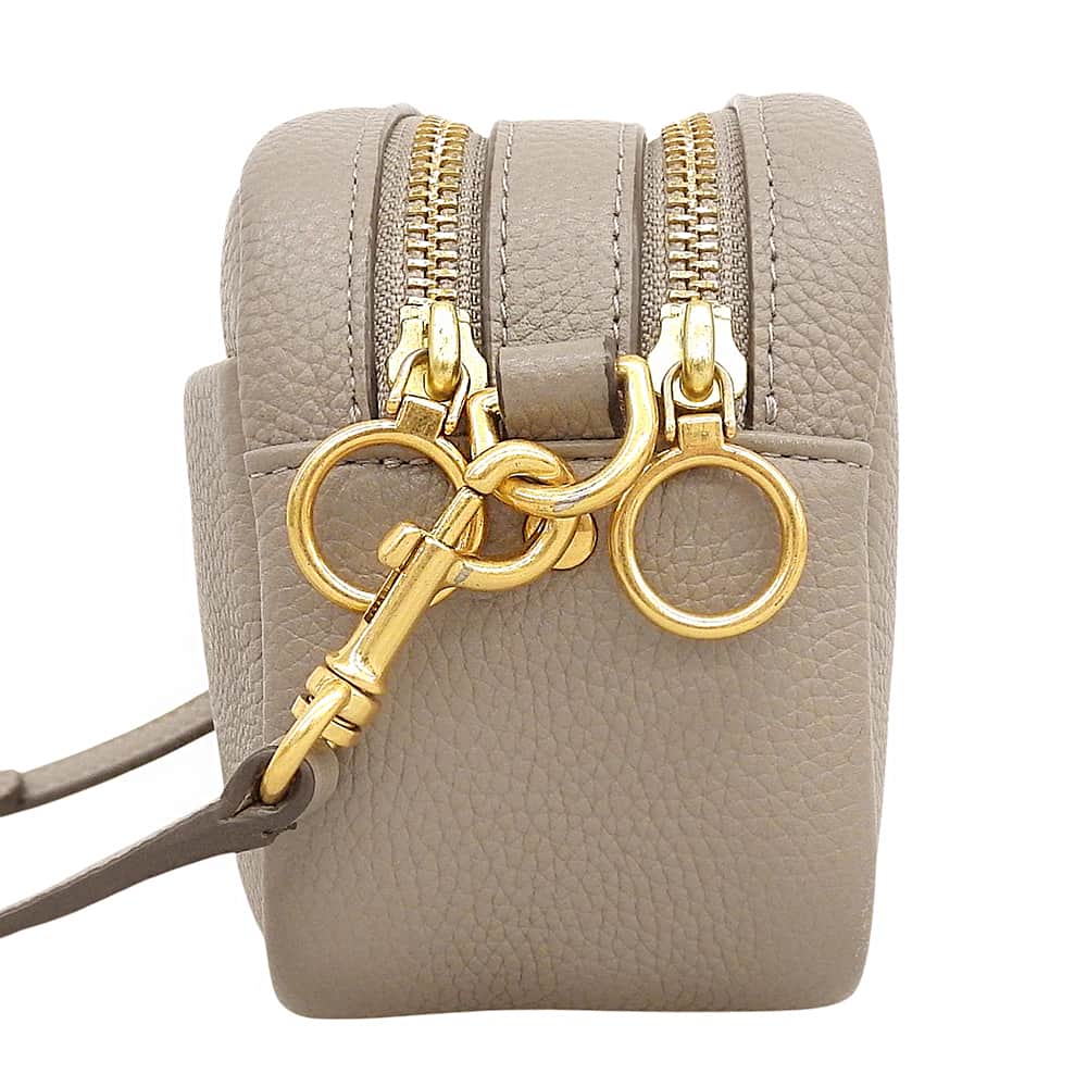 Tory Burch トリーバーチ 美品 ペリーボンべ レザー ショルダーバッグ レディース グレージュ ショルダーバッグ