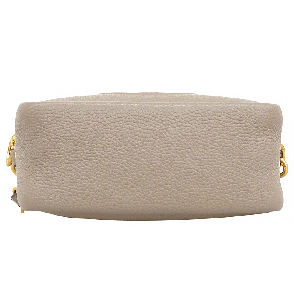 Tory Burch トリーバーチ 美品 ペリーボンべ レザー ショルダーバッグ レディース グレージュ ショルダーバッグ