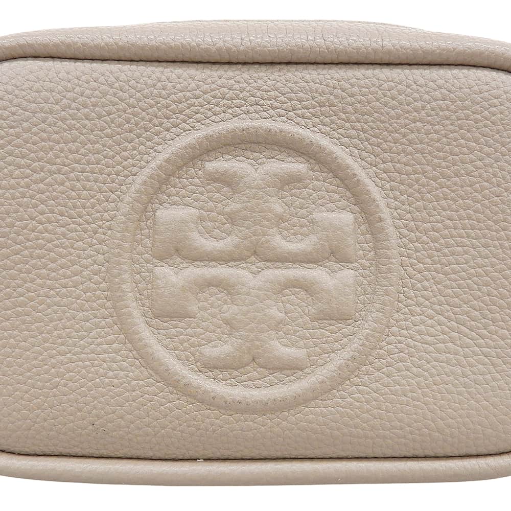 Tory Burch トリーバーチ 美品 ペリーボンべ レザー ショルダーバッグ レディース グレージュ ショルダーバッグ