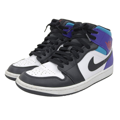 NIKE ナイキ Jordan 1 Mid "Bright Concord" シューズ レディース マルチカラー 25cm DQ8426-154 シューズ