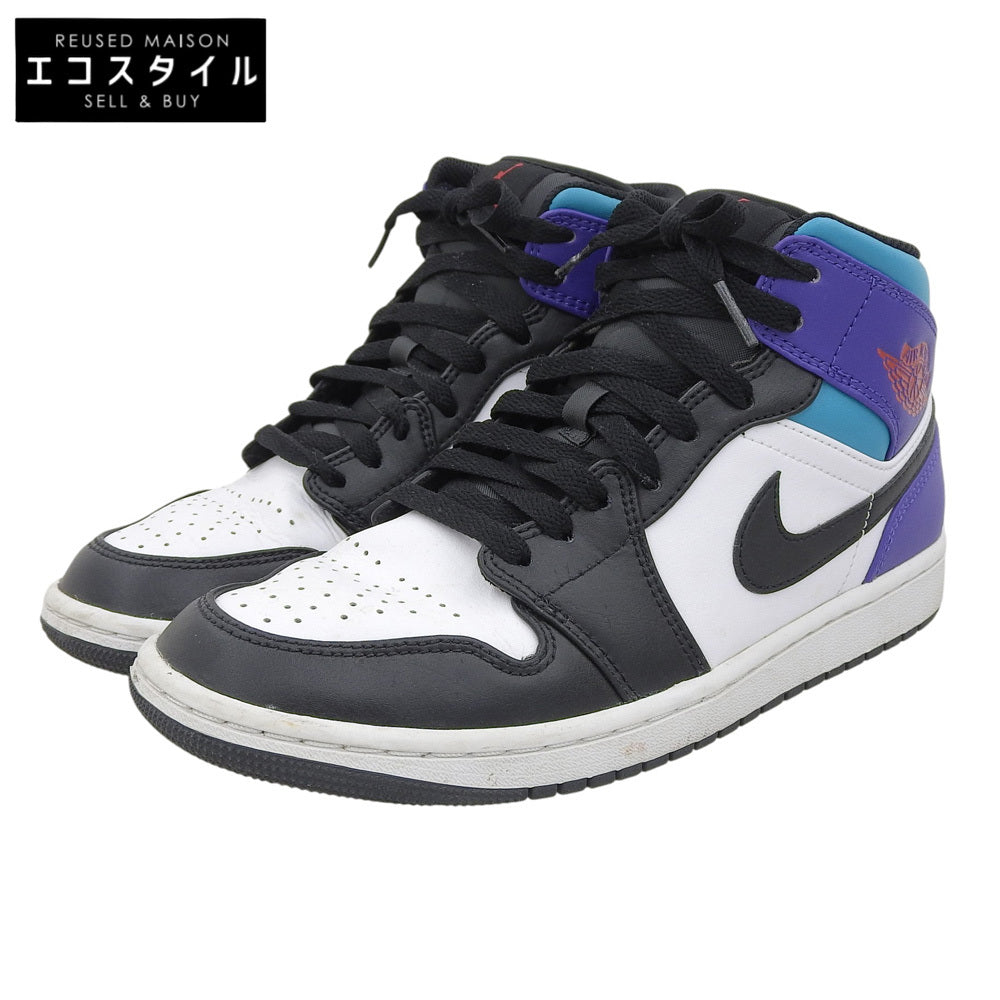 NIKE ナイキ Jordan 1 Mid "Bright Concord" シューズ レディース マルチカラー 25cm DQ8426-154 シューズ