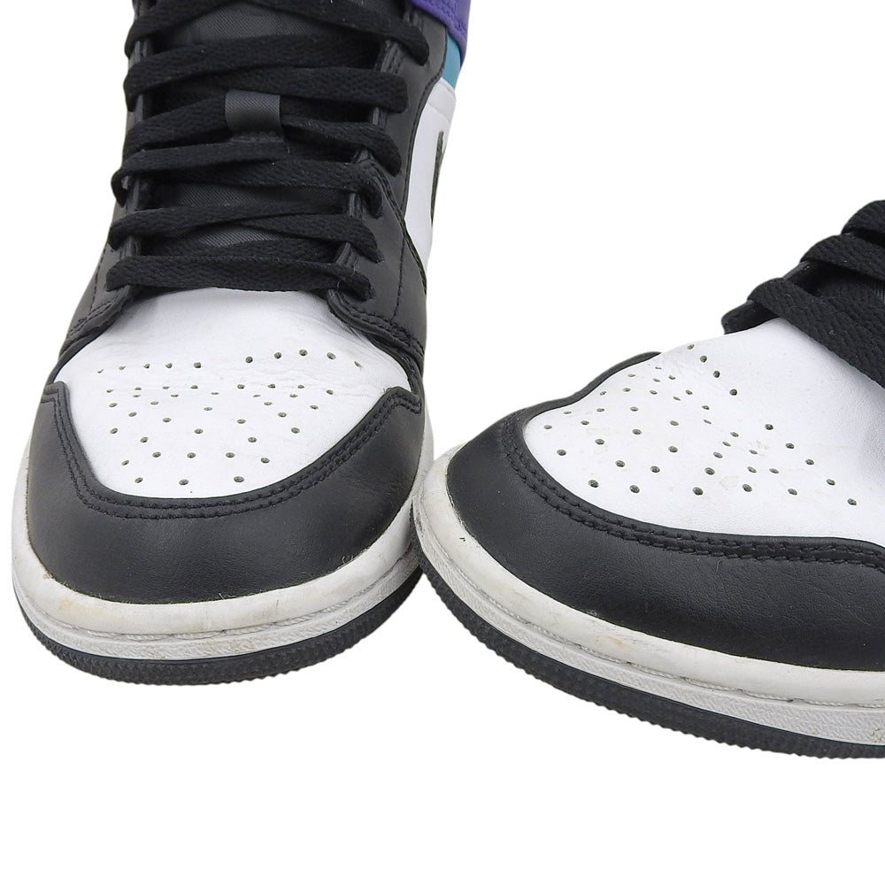 NIKE ナイキ Jordan 1 Mid "Bright Concord" シューズ レディース マルチカラー 25cm DQ8426-154 シューズ