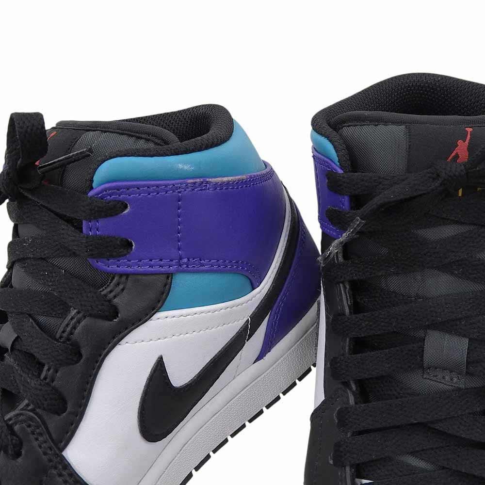 NIKE ナイキ Jordan 1 Mid "Bright Concord" シューズ レディース マルチカラー 25cm DQ8426-154 シューズ