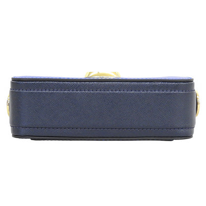 MARC JACOBS マーク ジェイコブス スナップショット ショルダーバッグ レディース ブルー×ホワイト ショルダーバッグ