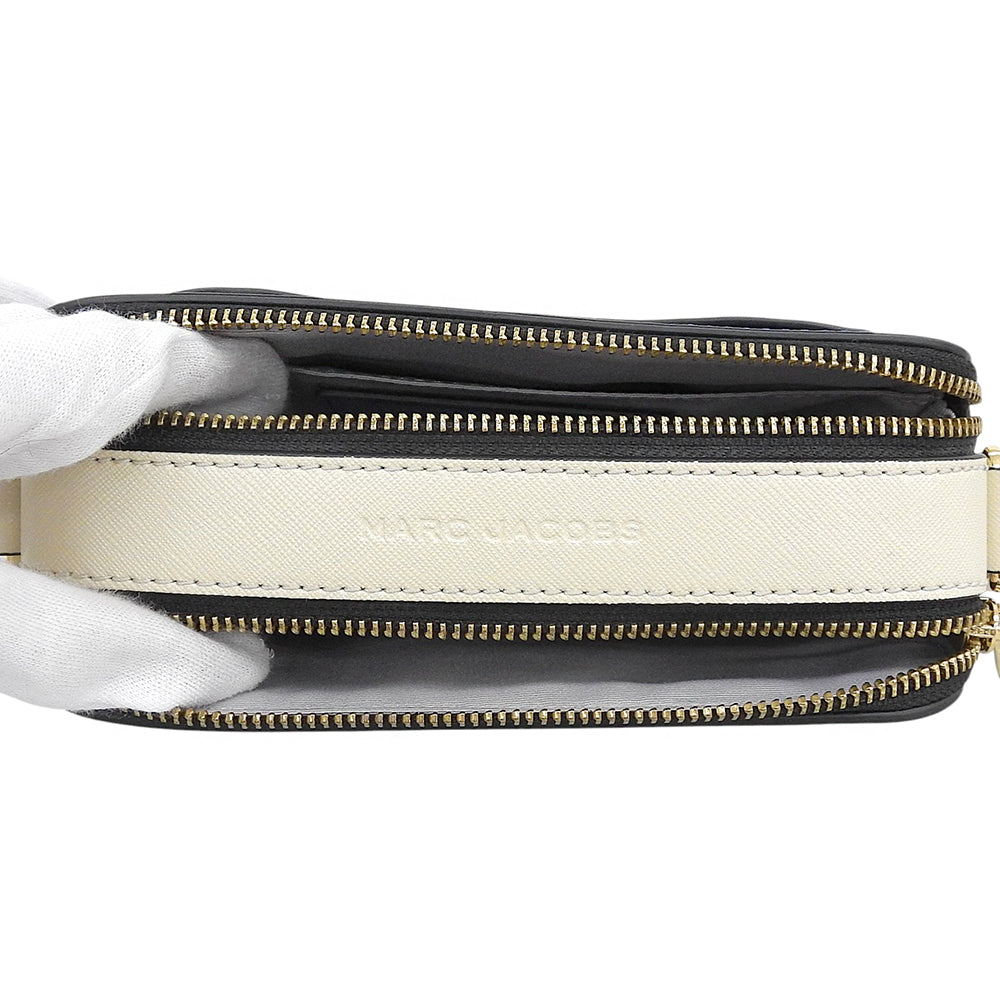 MARC JACOBS マーク ジェイコブス スナップショット ショルダーバッグ レディース ブルー×ホワイト ショルダーバッグ