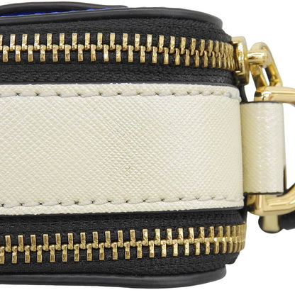 MARC JACOBS マーク ジェイコブス スナップショット ショルダーバッグ レディース ブルー×ホワイト ショルダーバッグ